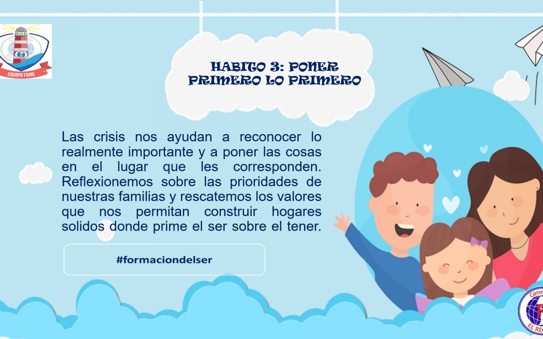 Hábito 3: Poner Primero lo Primero